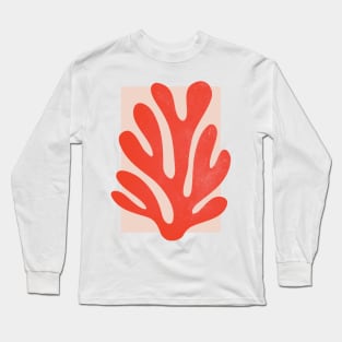 Jazz Leaf: Matisse Edition | Mid Century Series Long Sleeve T-Shirt